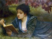 Charles Edward Perugini - Girl Reading